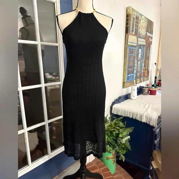Ralph Lauren | Dresses | Ralph Lauren Linen Blend Black Knit Halter Midi Dress Size Petite Small | Poshmark Ralph Lauren | Dresses | Ralph Lauren Linen Blend Black Knit Halter Midi Dress Size Petite Small | Poshmark